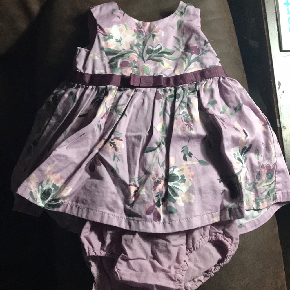 Purple spring dress